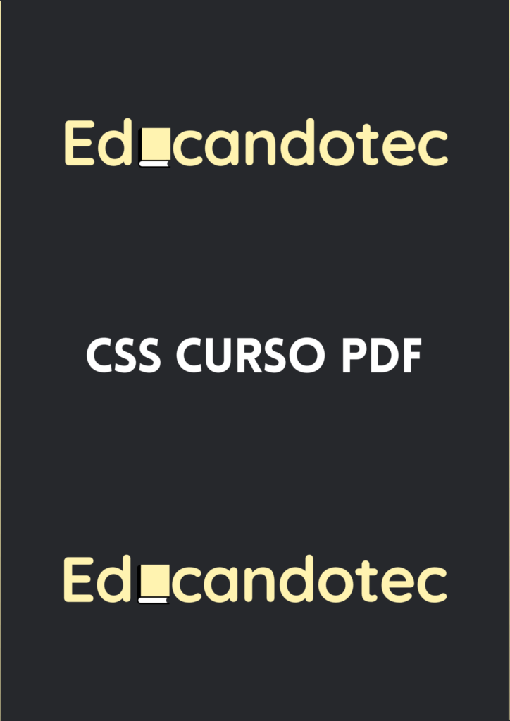 Curso de CSS PDF ¡DESCARGAR GRATIS AQUÍ! | Educandotec